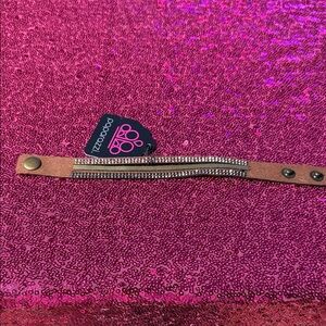 Paparazzi Brown and Silver bracelet